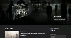 Desktop Screenshot of delusionistband.com